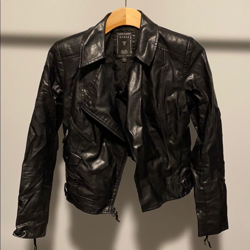 XS Guess leather jacket